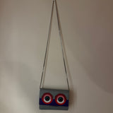 Fendi Blue Monster Wallet W/ Chain