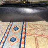 Vintage Chanel Jumbo Coco Matelasse Lambskin Chain Shoulder Bag Black