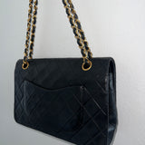 Vintage Chanel Quilted Lambskin Double Flap Bag