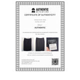 Chanel Boutique Black Pencil Knee-Length Skirt with Zipper Detail Size 38