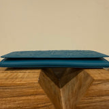 YSL Blue Monogram Wallet