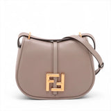Fendi C'mon Small Leather Shoulder bag Beige 8BS082