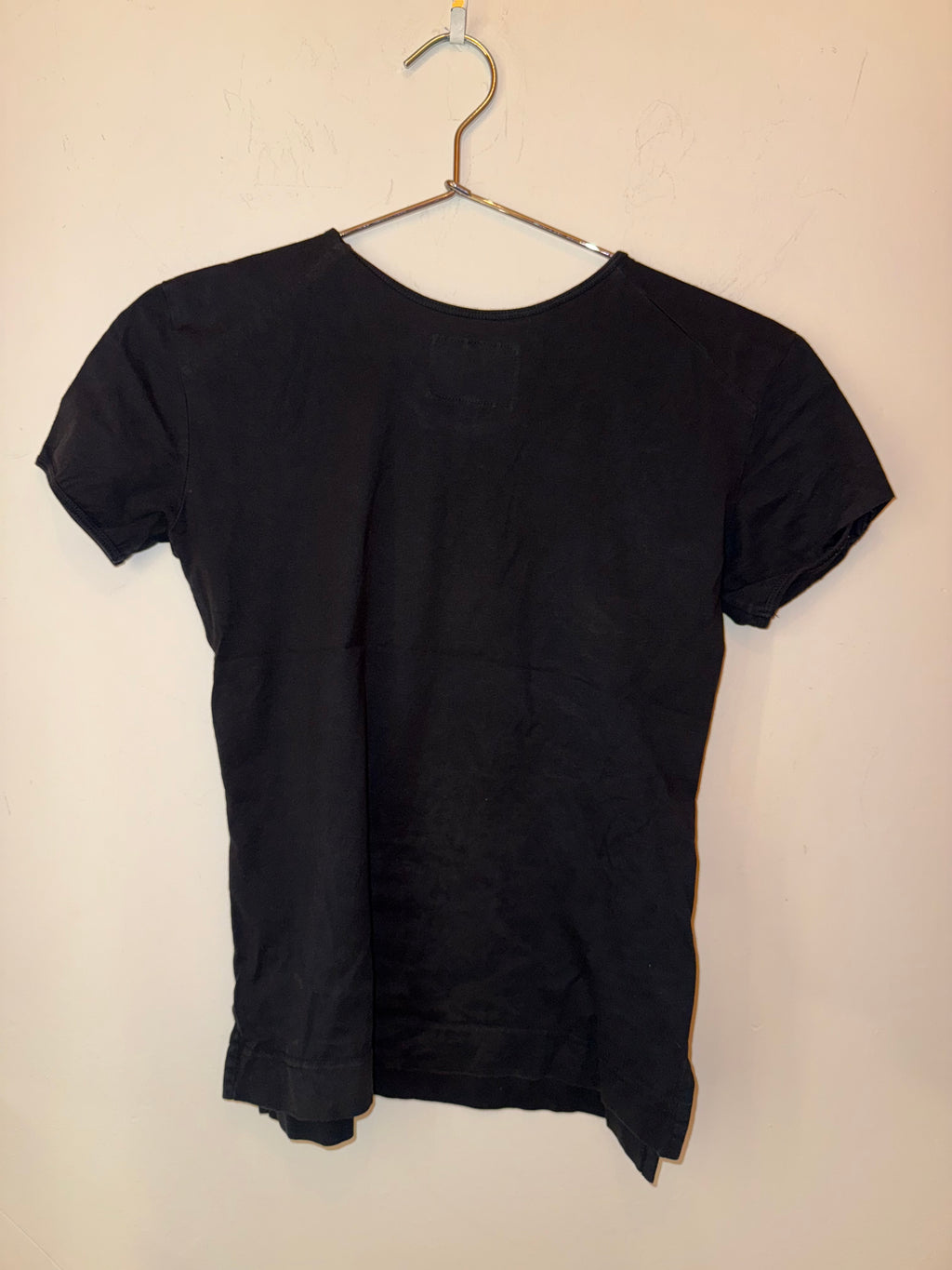 Vivienne Westwood, black T-shirt with gold stud detailing