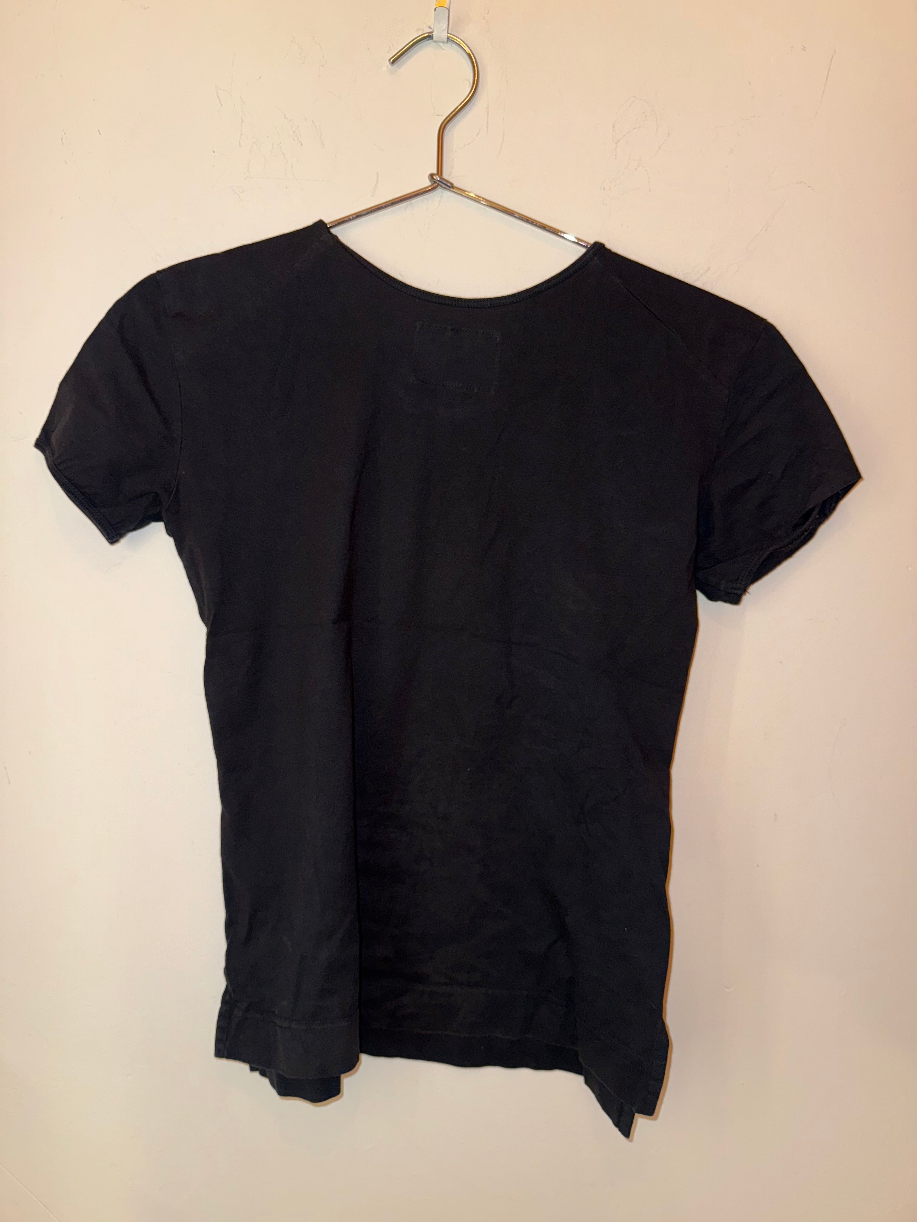Vivienne Westwood, black T-shirt with gold stud detailing