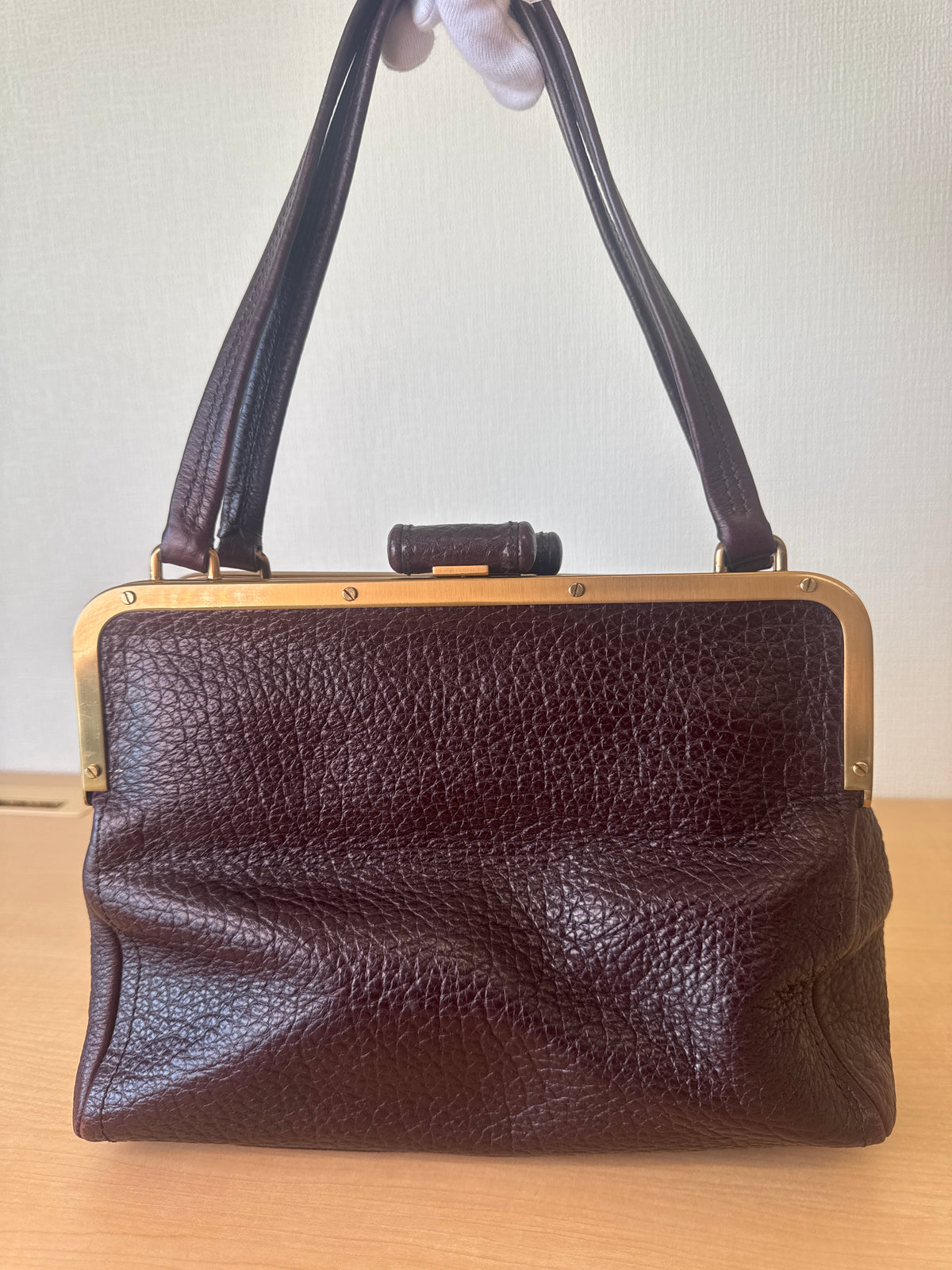 Japan Exclusive: Prada Bag  with brass hardware