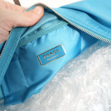 PRADA Nylon Tote Bag Light Blue MINI TRAVELER
