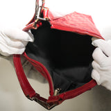 Gucci GG Red Canvas Monogram Shoulder Bag