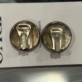 Loewe Monogram Silver Earrings