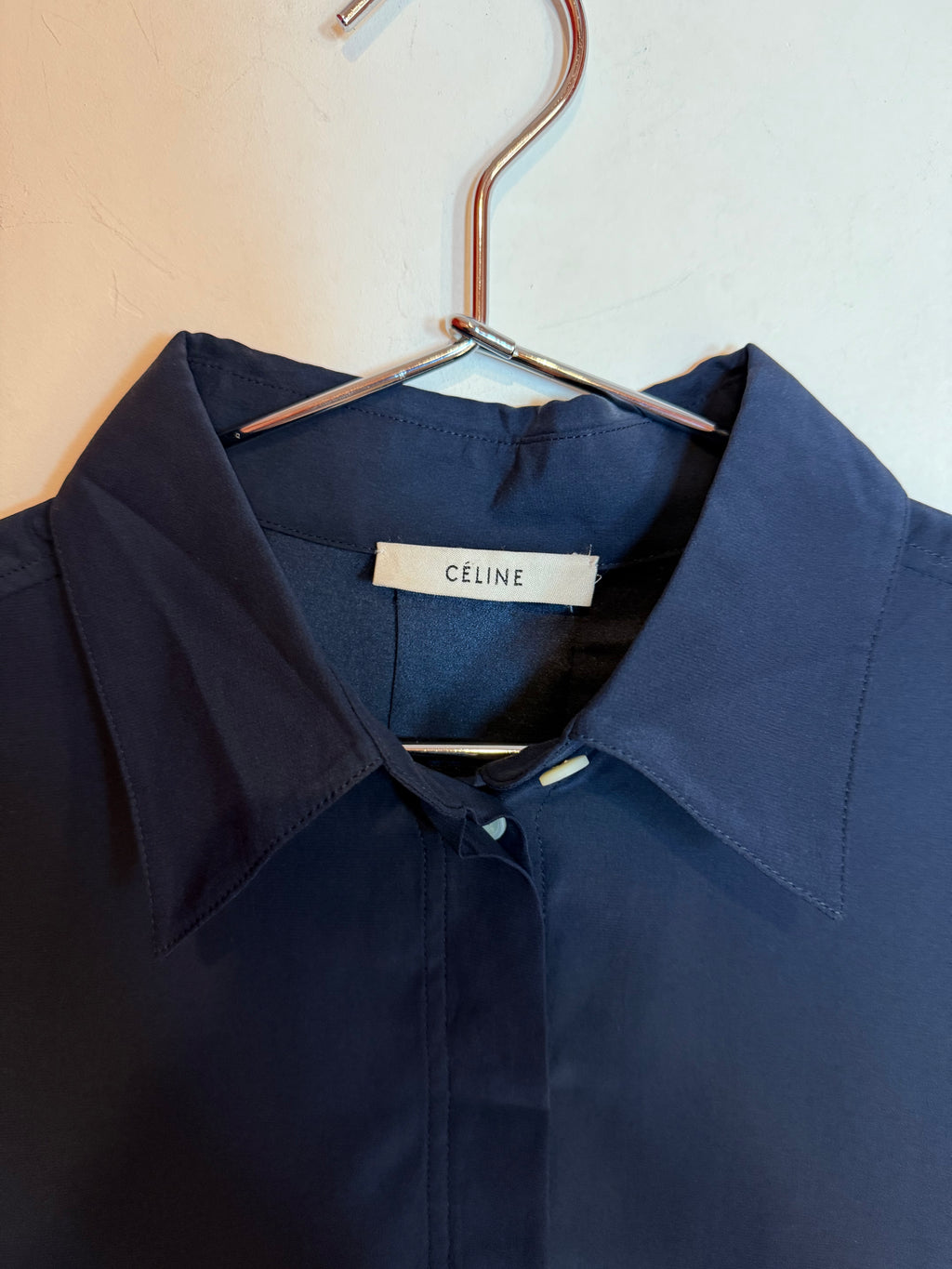 Celine Silk Button Down