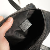 Vintage Gucci GG Canvas Black Mini Handbag Hobo Shoulder Bag