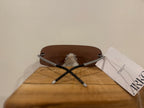 Chanel Red Rimless Sunglasses