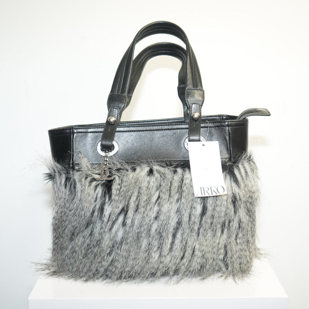 Chanel Biarritz Fur Leather Bag