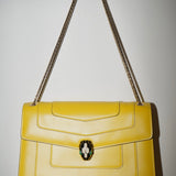 Bvlgari Serpenti Leather Handbag