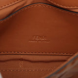 Fendi baguette Leather 2 Way Handbag Brown 7AS142