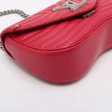 Louis Vuitton New Wave PM chain bag M51930 FK0260 Red