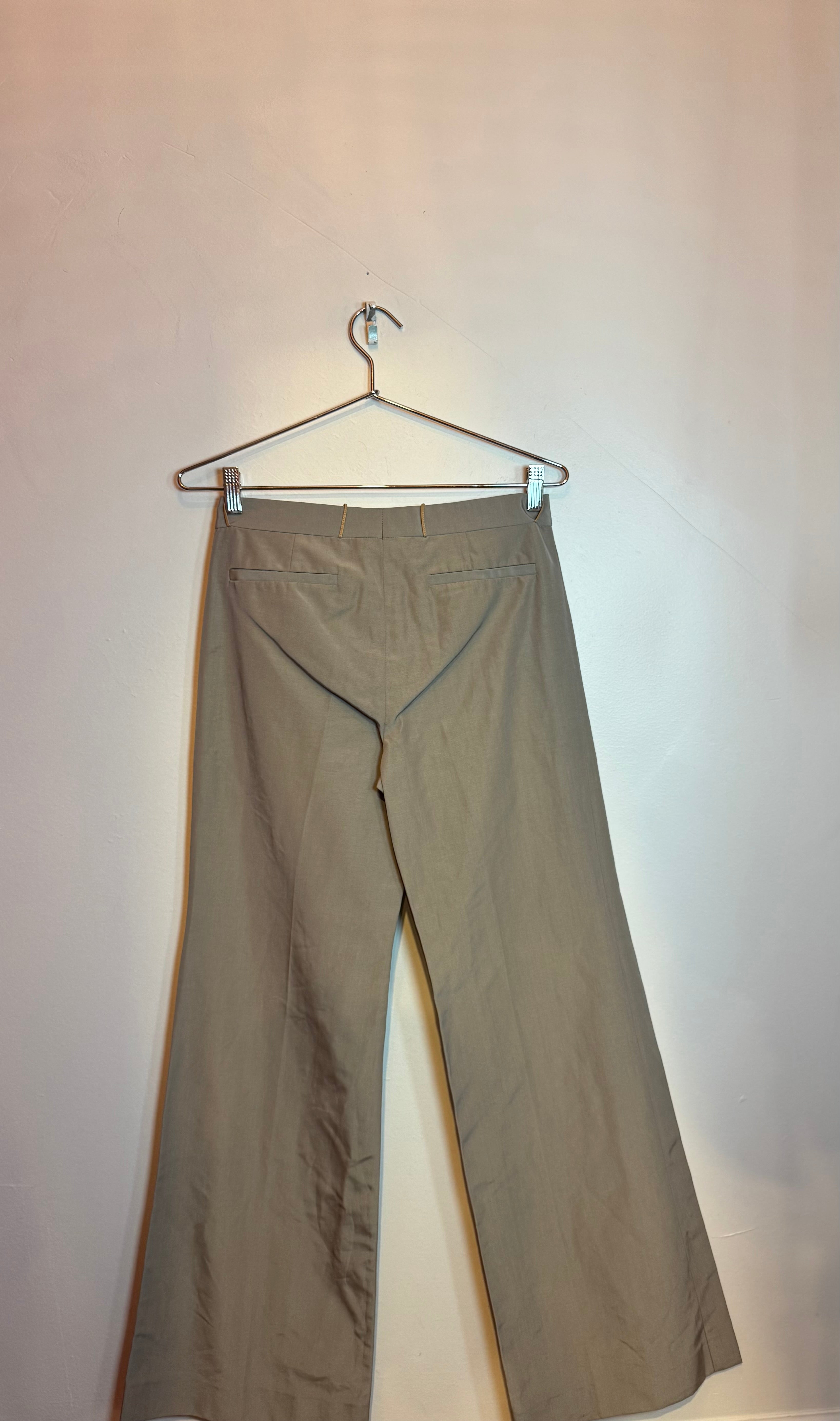 Gucci Grey Open Leg Trousers Size 40