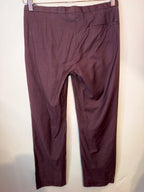 Prada Maroon Pinstripe Pants