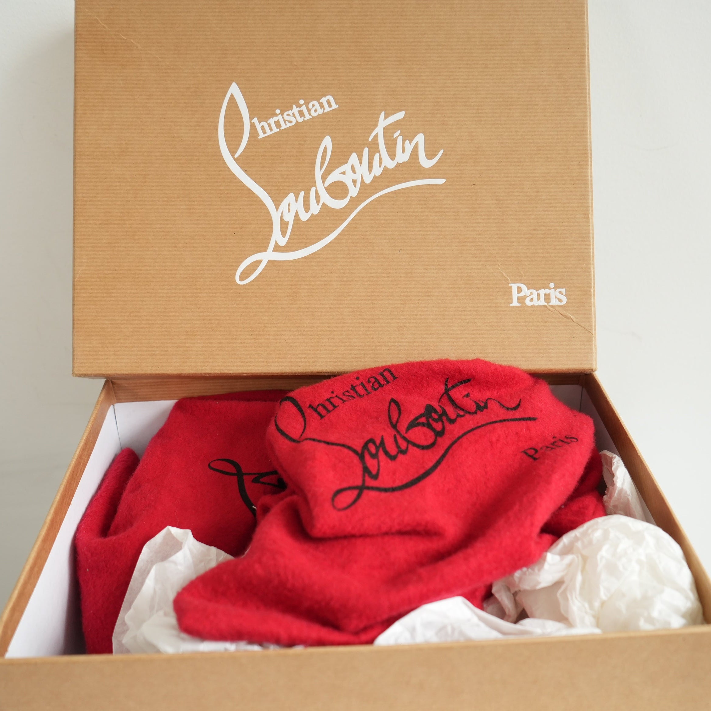 Christian Louboutin Kate 100 Black-red Degrade Patent Leather Pumps Size 37 With Box