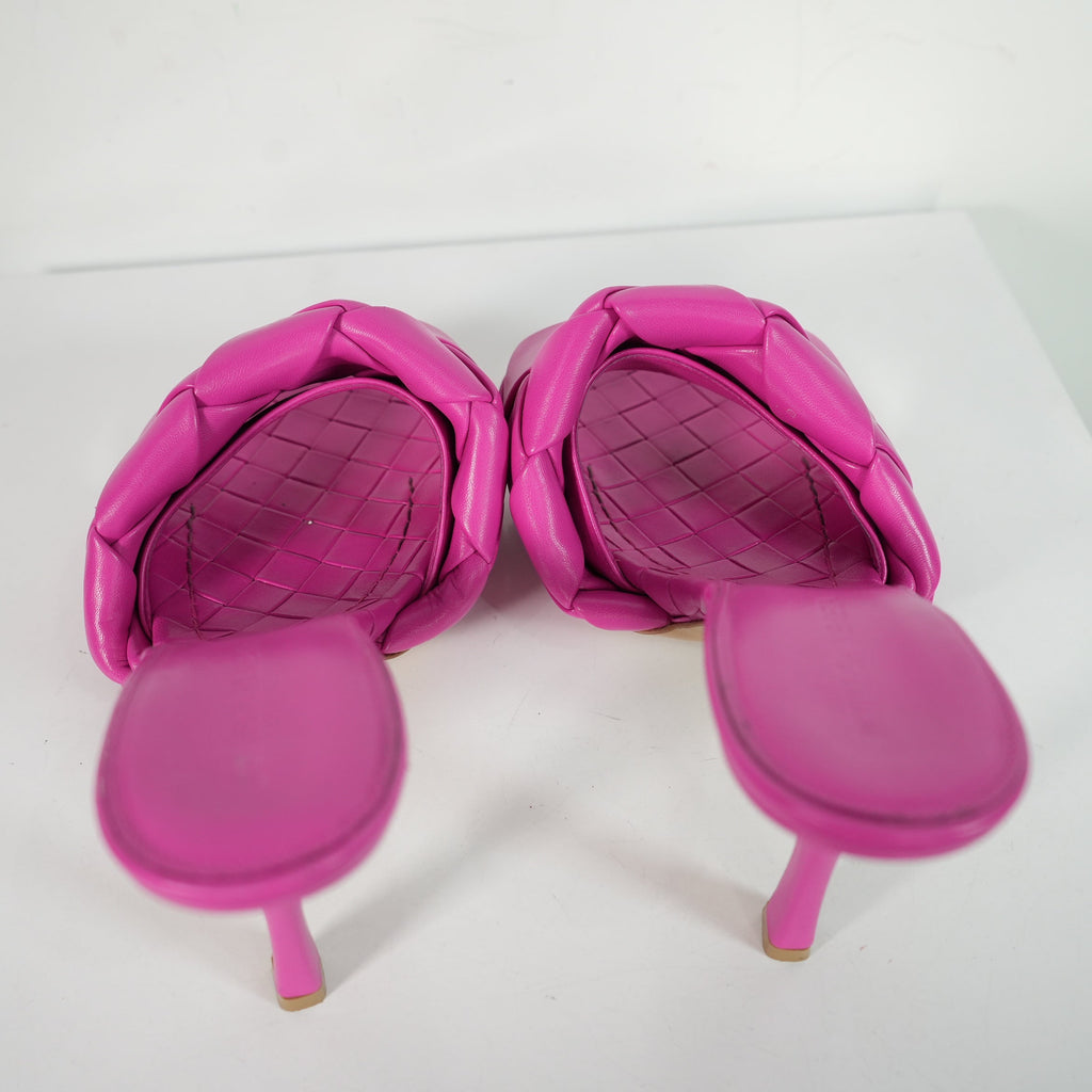 Bottega Veneta Lido Mule Hot Pink Size 42 With Box