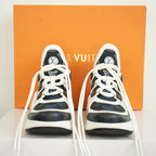 Louis Vuitton Archlight Trainer Navy Blue and White Sneakers with box and dust bag