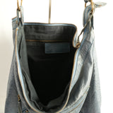 Balenciaga Blue Motocross Classic Day Hobo Bag