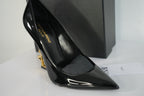 Saint Laurent Opyum Logo Heel Size 37 1/2 With Box
