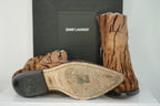 Saint Laurent Pony Old Tigre Boots Size 39 With Box