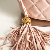Chanel Pink Pre-Owned 1990 Drawstring Tassels Crossbody Bag