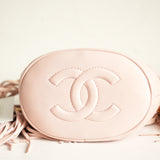 Chanel Pink Pre-Owned 1990 Drawstring Tassels Crossbody Bag