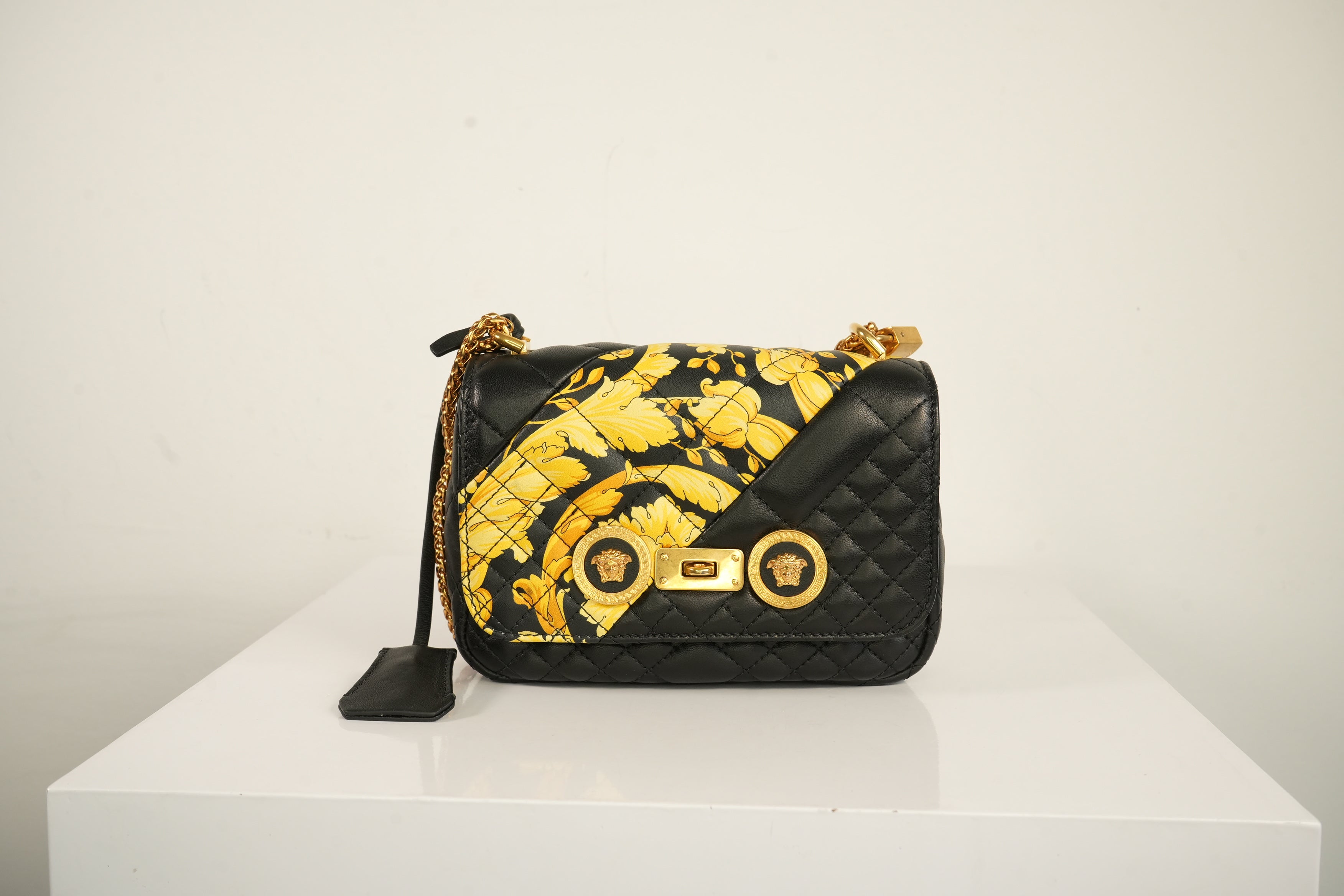 Versace Barocco Print Shoulder Bag