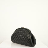 Chanel Black Timeless Quilted Clutch Bag