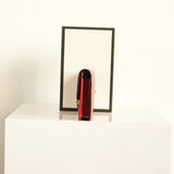 Gucci Red Calf Leather Interlocking G Wallet On Chain Bag