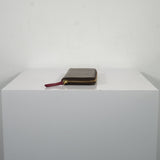 Louis Vuitton Clemence Fuchsia Leather Zip Wallet