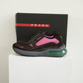Prada Systeme Brushed Leather With Bike Fabric Sneakers Size 10