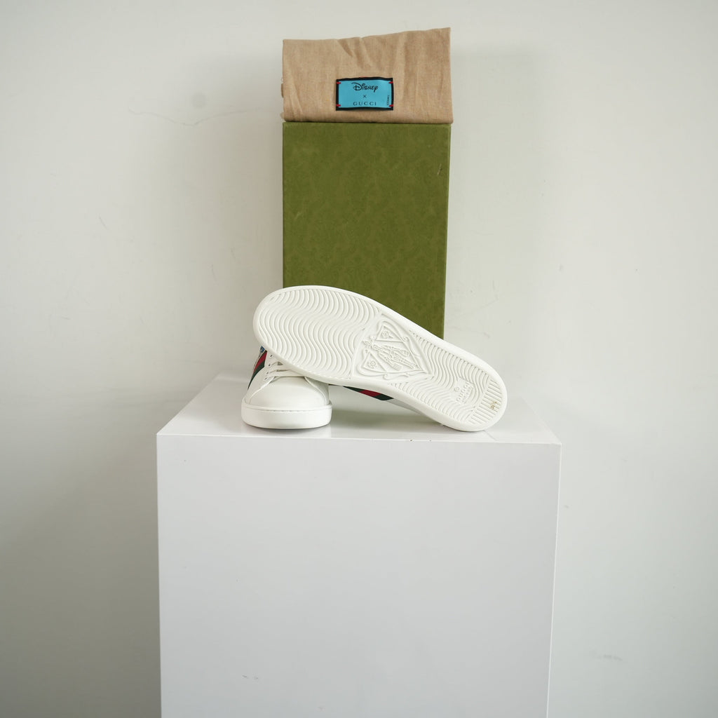 Gucci X Disney Donald Duck Ace Sneakers Size 36 1/2 With Box