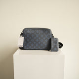 Louis Vuitton Monogram Navy Shadow Duo Messenger Bag