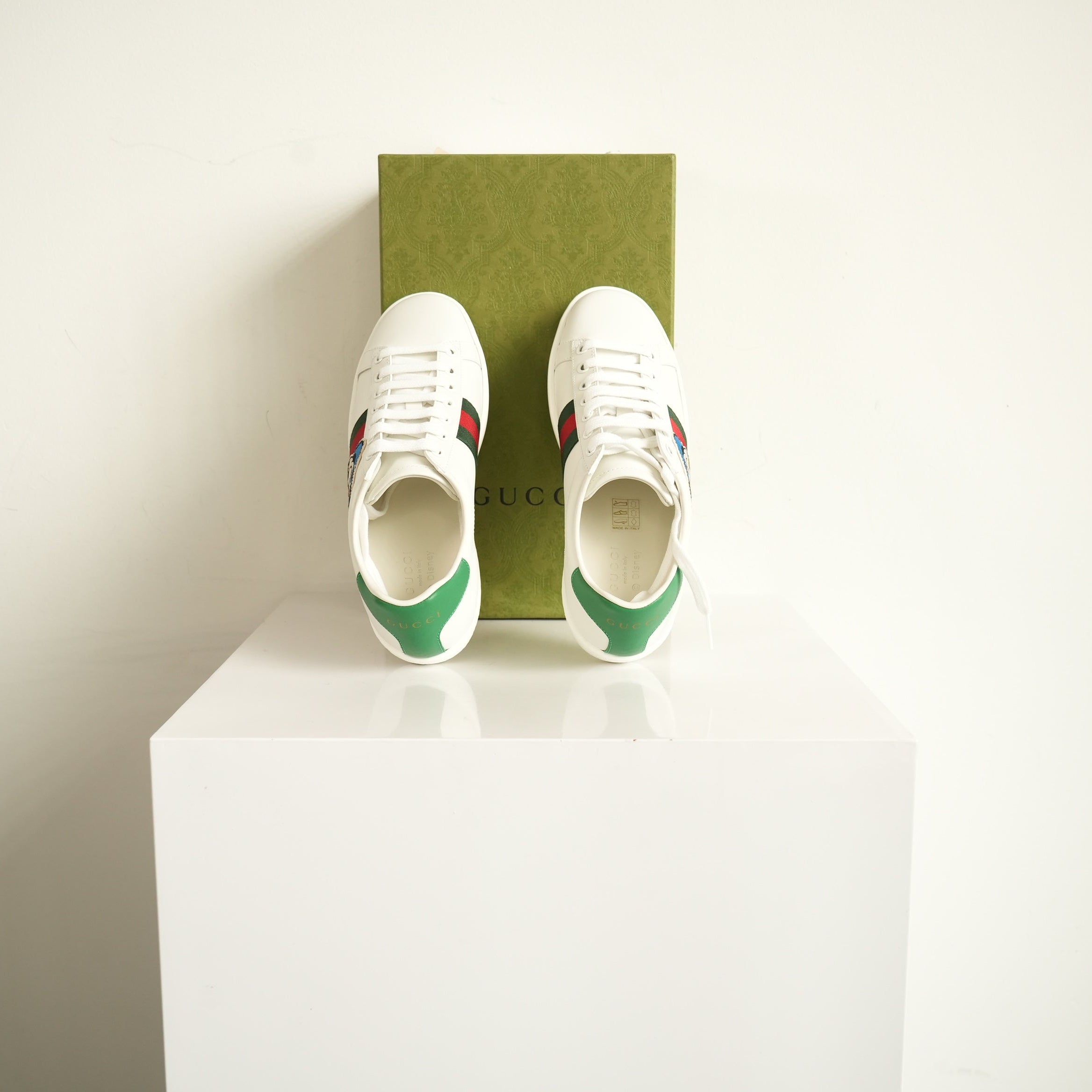 Gucci X Disney Donald Duck Ace Sneakers Size 36 With Box