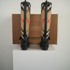 Burberry Simeon Vintage Check Rain Boots Size 37 With Box