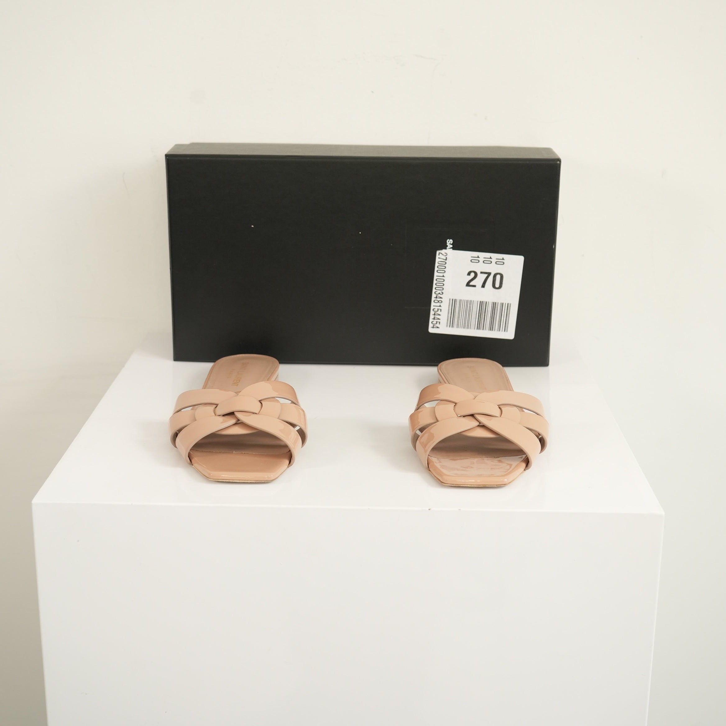 Saint Laurent Tribute Mules Size 37 With Box