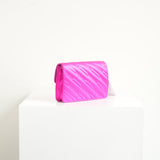 Balenciaga Fuchsia Pink BB Chain Wallet