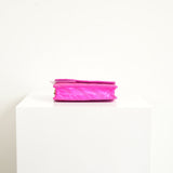 Balenciaga Fuchsia Pink BB Chain Wallet