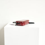 Saint Laurent Lou Mini YSL Monogram Leopard Patent Camera Bag