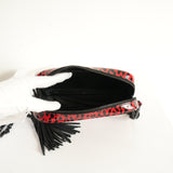 Saint Laurent Lou Mini YSL Monogram Leopard Patent Camera Bag