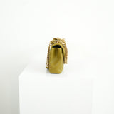 Saint Laurent Olive Green College Medium Shoulder Bag