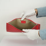 Givenchy Red Antigona Clutch Bag