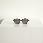 Christian Dior Umbrage Round Sunglasses with Violet Mirror Lenses