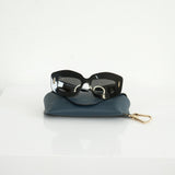Lowe Chunky Anagram Rectangular Sunglasses