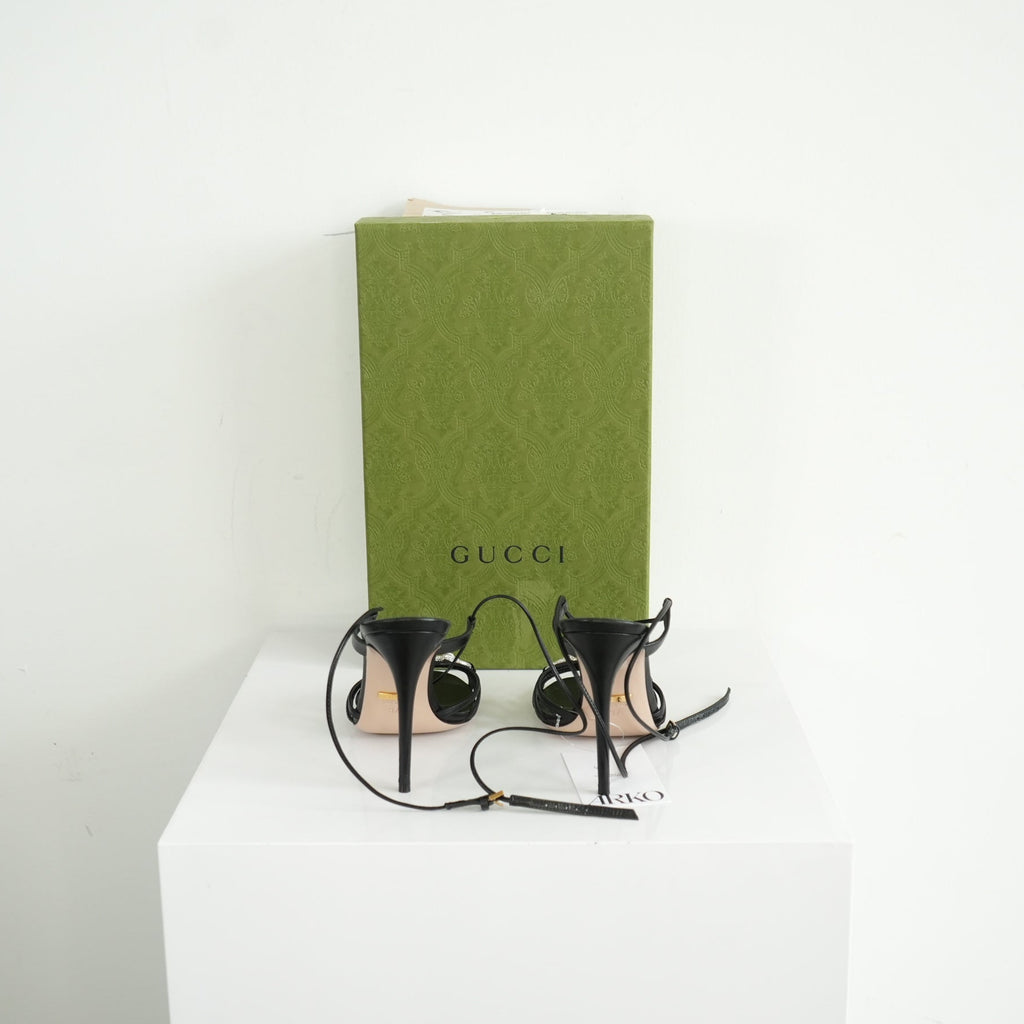 Gucci Horsebit Heel sandal Size 37 With Box