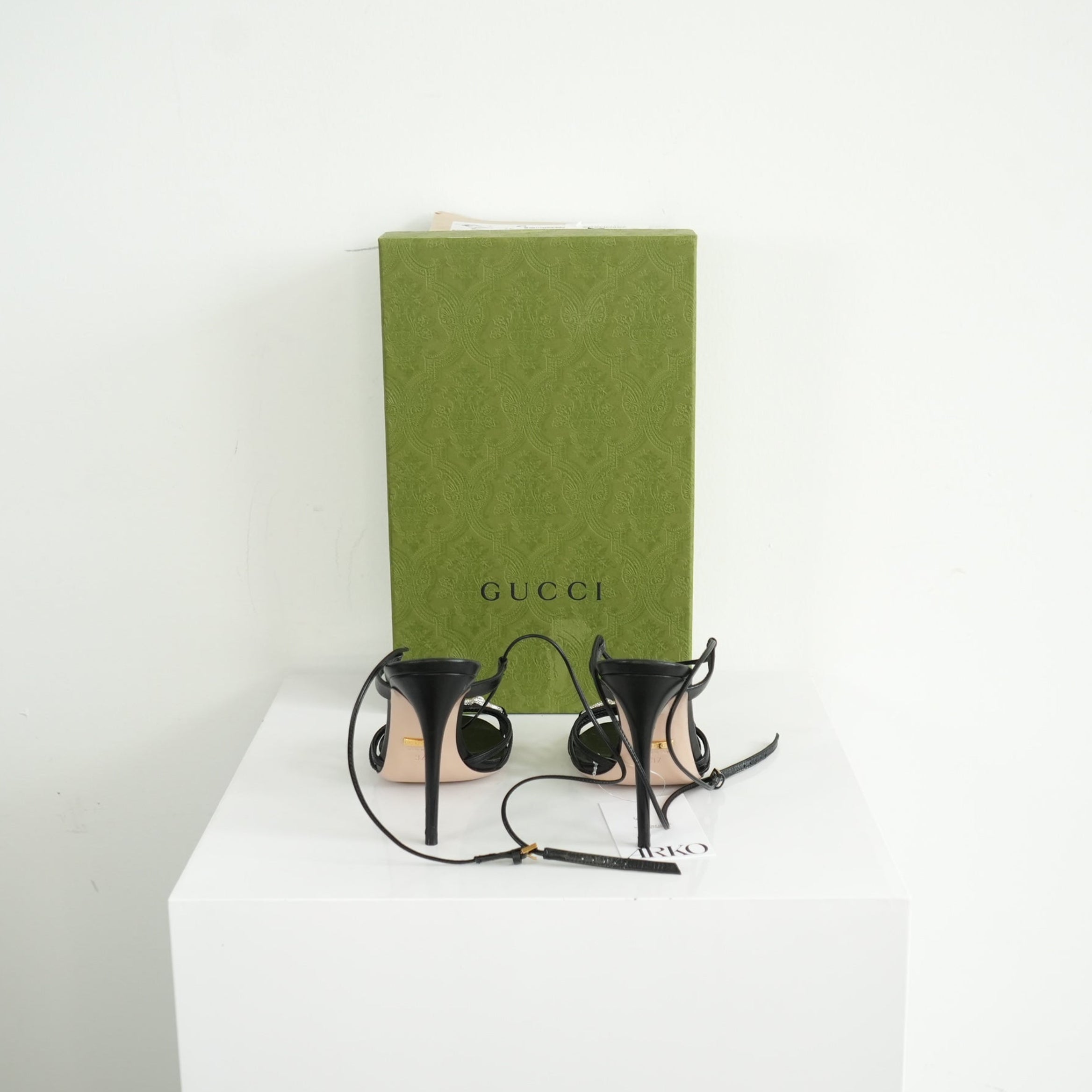 Gucci Horsebit Heel sandal Size 37 With Box