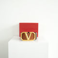 Valentino Garavani Brown Large VLogo Signature Belt